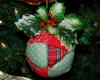 quilted ball ornament