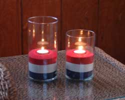 Fourth of July Sand Art Fourth of July Sand Art