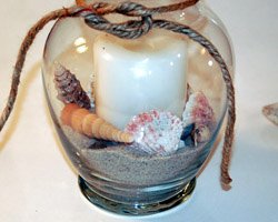 seashell centerpiece