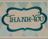 simple thank you card