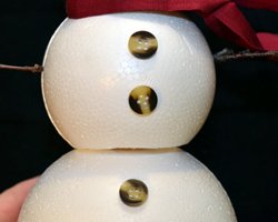 snowman snow gauge