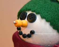 snowman snow gauge