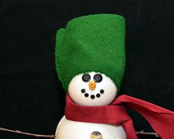 snowman snow gauge