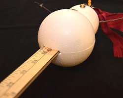 snowman snow gauge