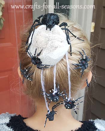 spider nest hair